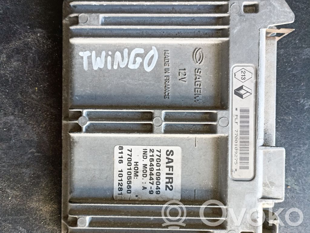 Engine control unit/module   7700109049,7700105560,7700109275