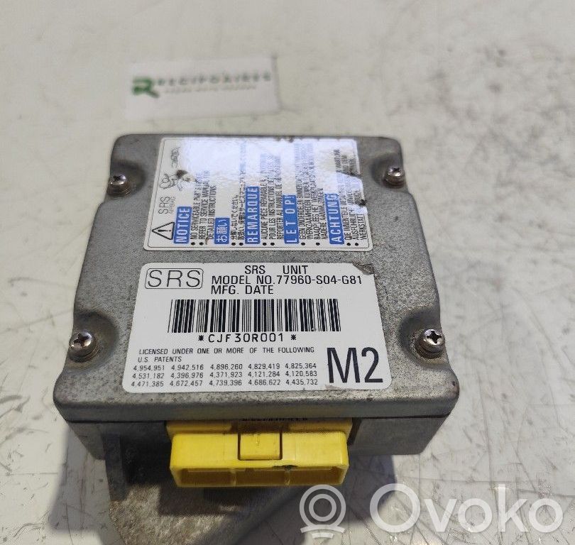 Airbag control unit/module   77960S04G81