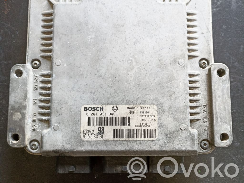 Peugeot Expert Engine control unit/module 