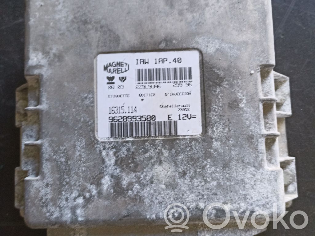 Engine control unit/module   9628993580,16315114,IAW1AP40