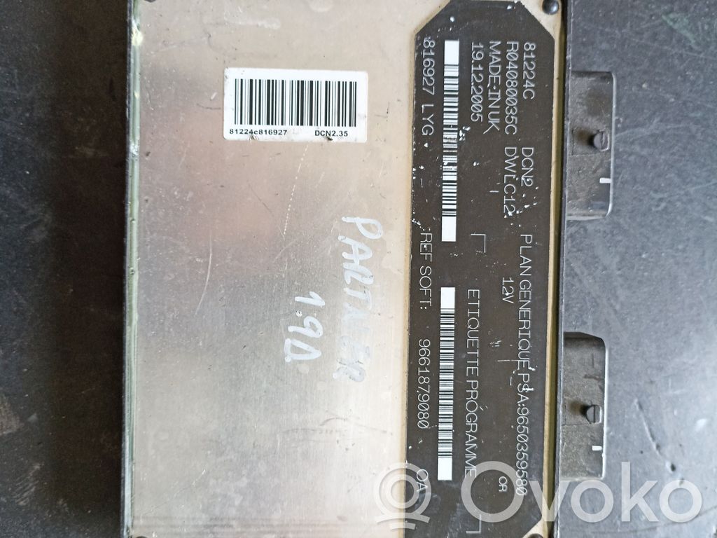 Unidad de control/módulo del motor   9650359580,9661879080,LUCAS