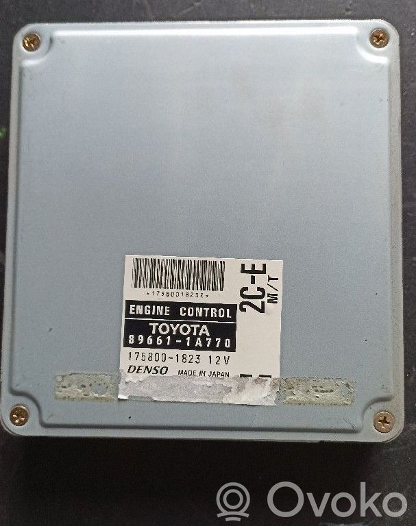 Motorsteuergerät/-modul   896611A770,1758001823,DENSO