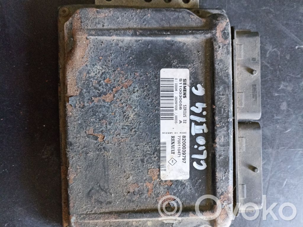Renault Clio II Engine control unit/module 