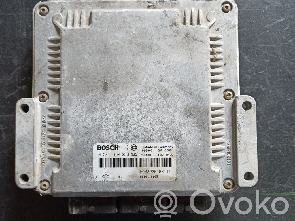Engine control unit/module   8200106111,0281010320