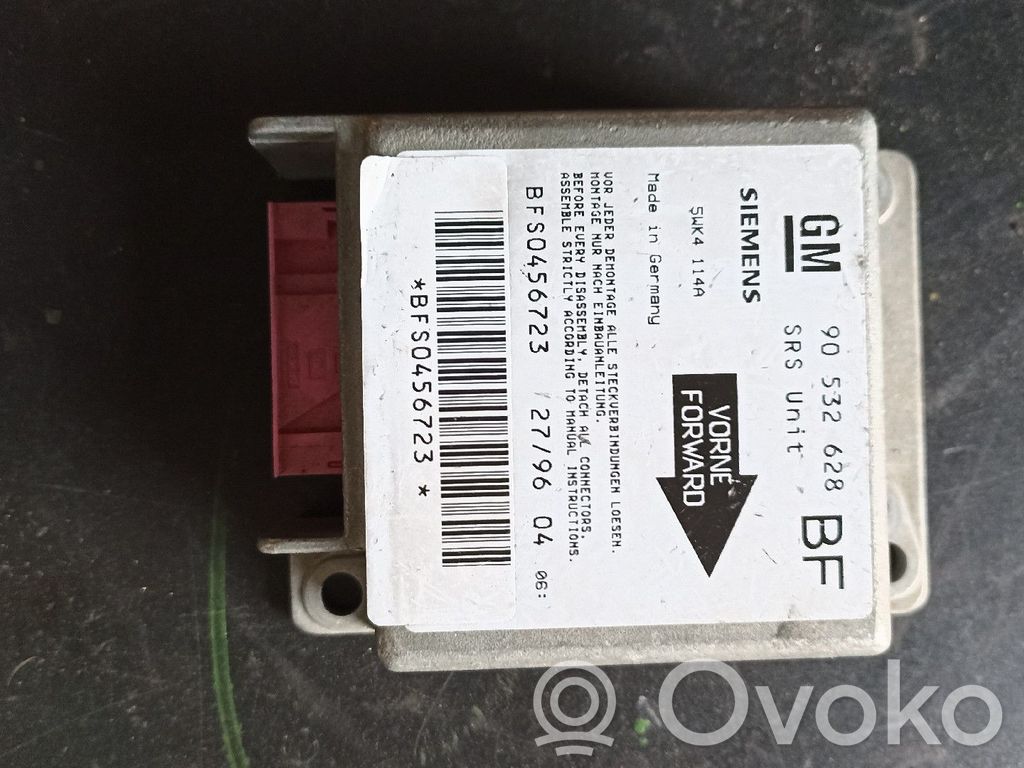 Airbag control unit/module   90532628,5WK4114A,SIEMENS