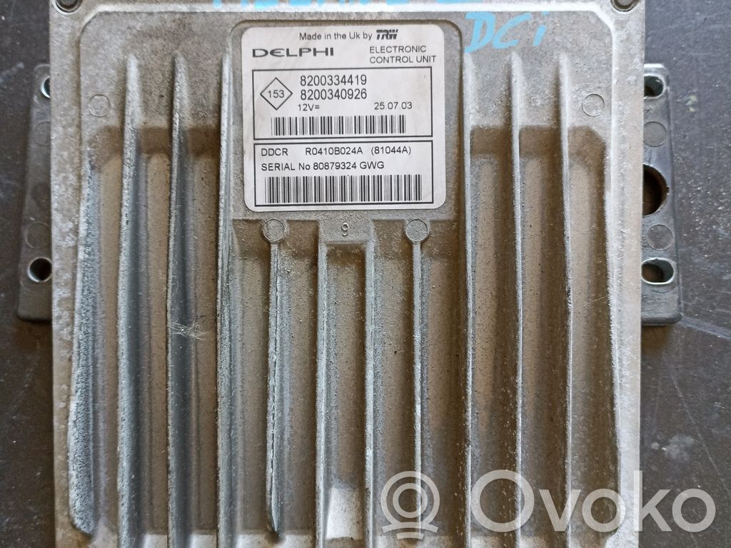 Renault Megane II Engine control unit/module 