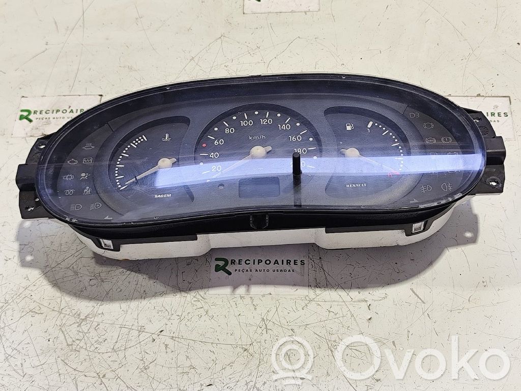 Renault Clio II Speedometer (instrument cluster) 