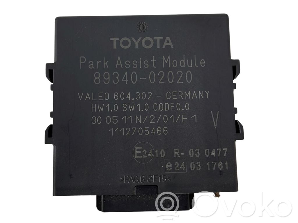 Toyota Auris 150 Unidad de control/módulo PDC de aparcamiento 