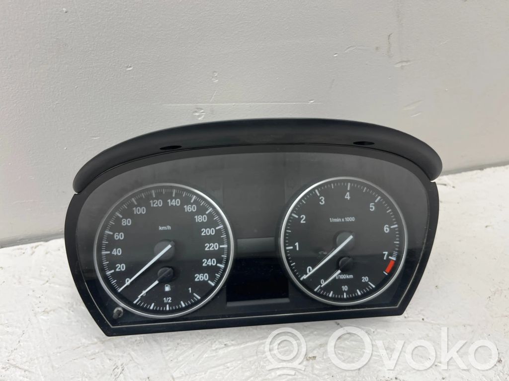 BMW 3 E90 E91 Speedometer (instrument cluster) 