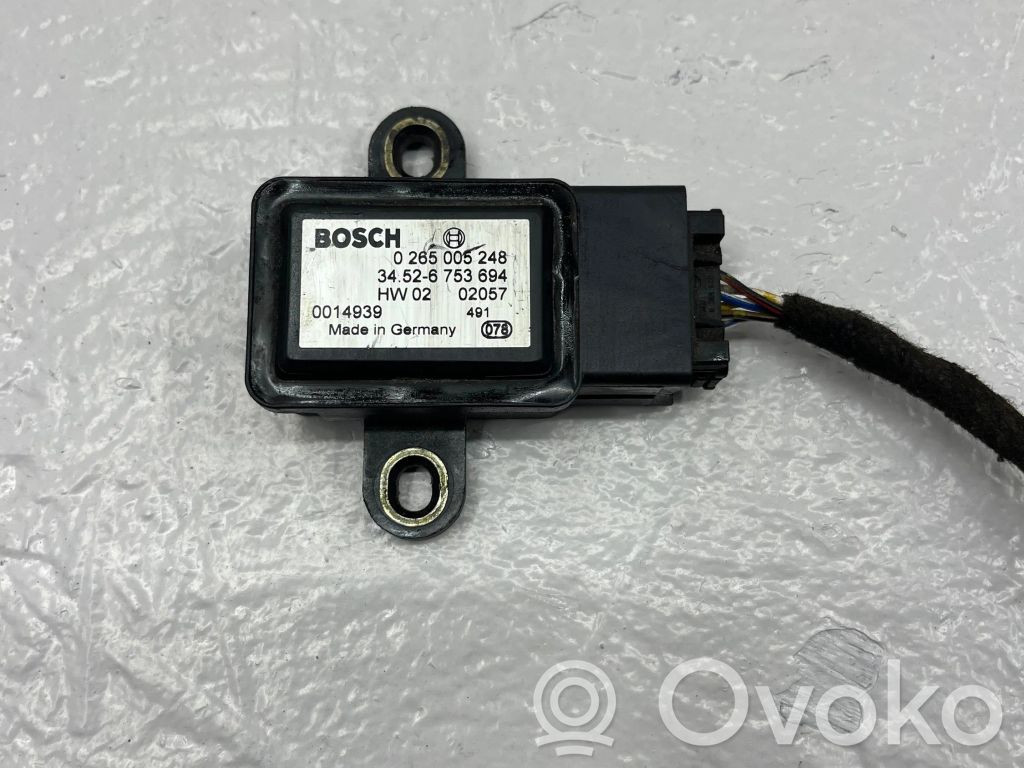 BMW 5 E60 E61 ESP acceleration yaw rate sensor 