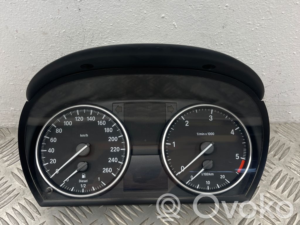 BMW 3 E90 E91 Speedometer (instrument cluster) 
