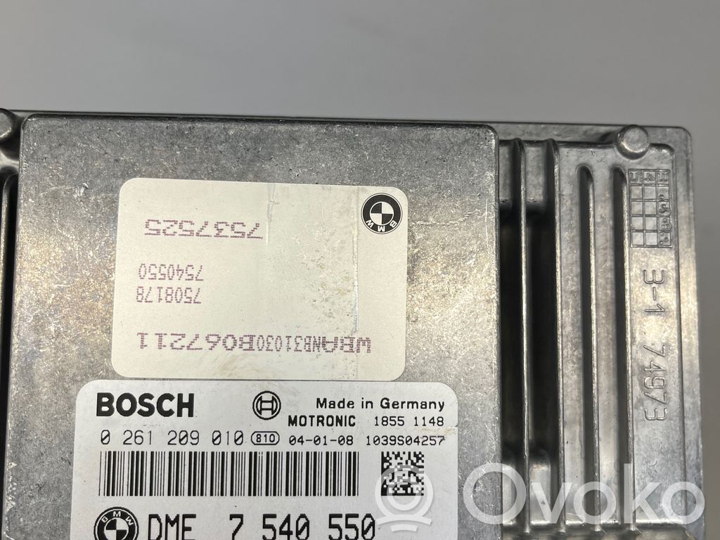 BMW 5 E60 E61 Engine control unit/module 