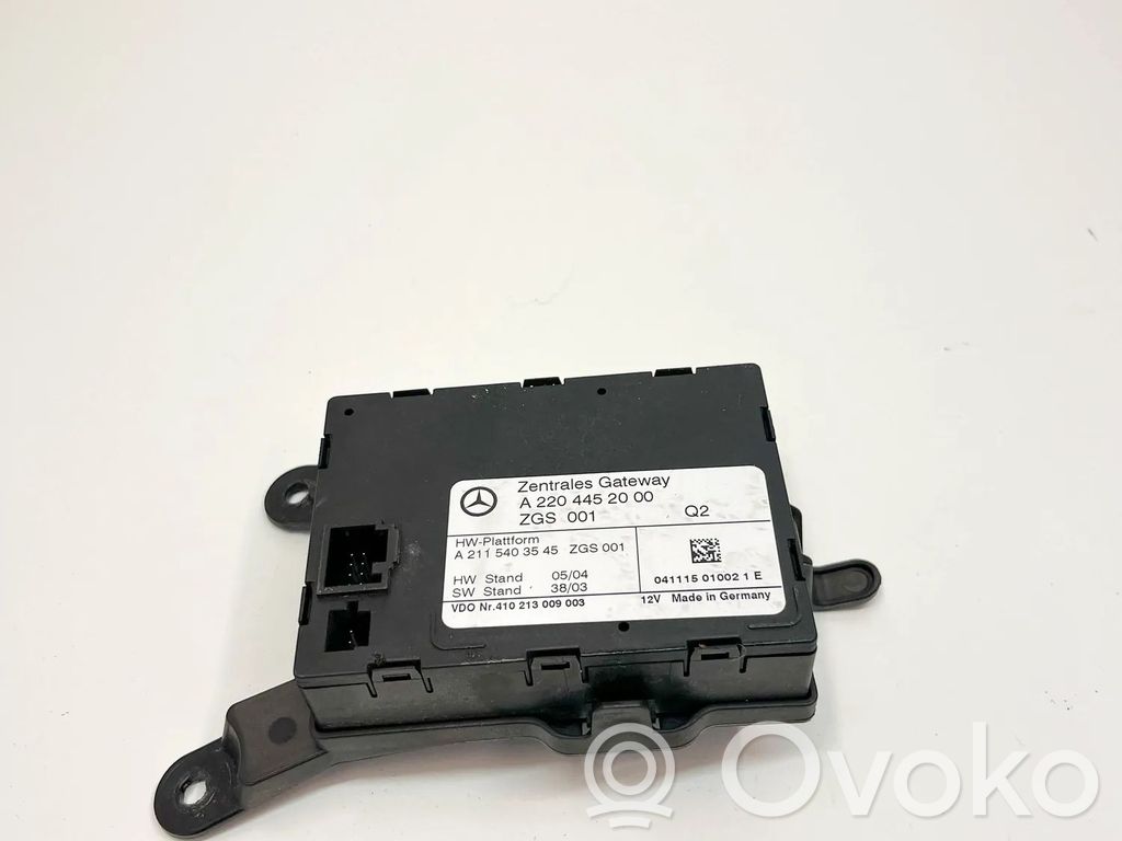 Mercedes-Benz SL R230 Otros dispositivos 