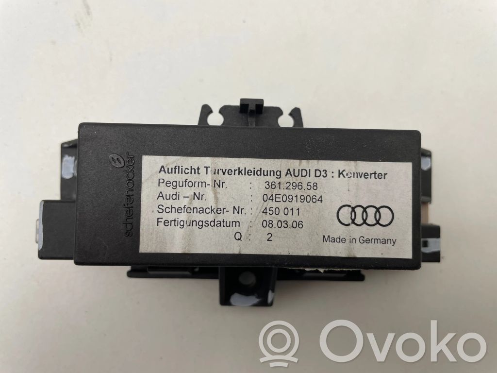 Audi A8 S8 D3 4E Durų elektronikos valdymo blokas 