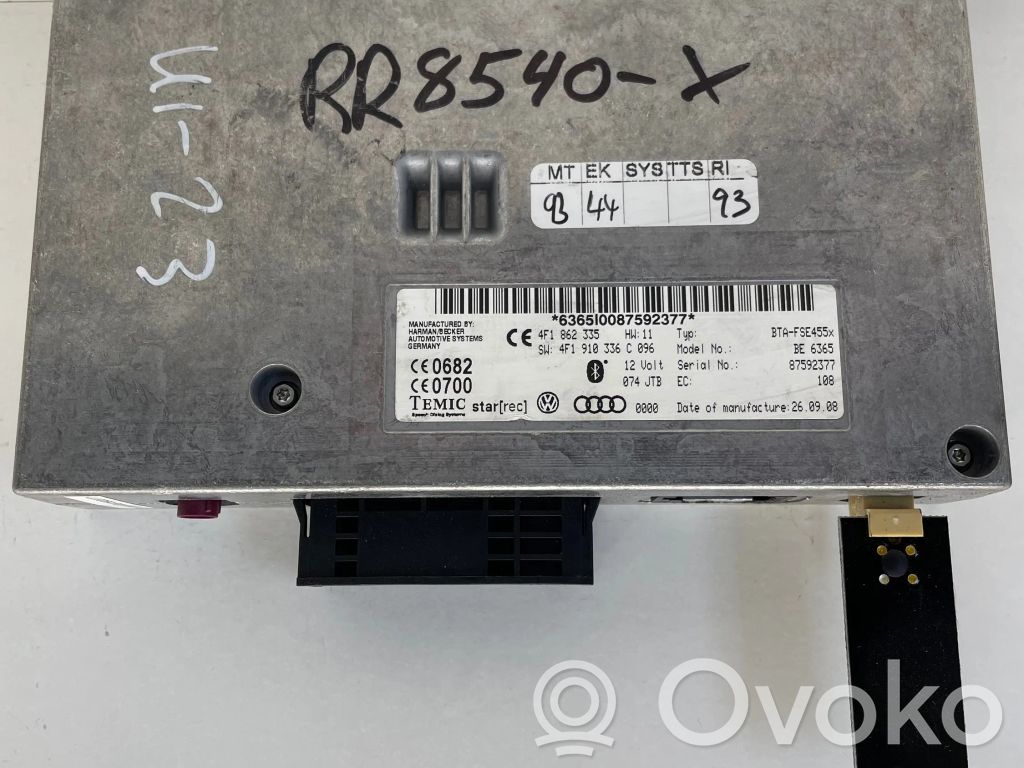 Audi A6 S6 C6 4F Bluetooth modulis 