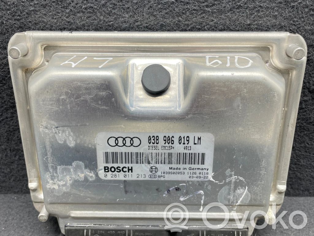 Audi A4 S4 B6 8E 8H Engine control unit/module 