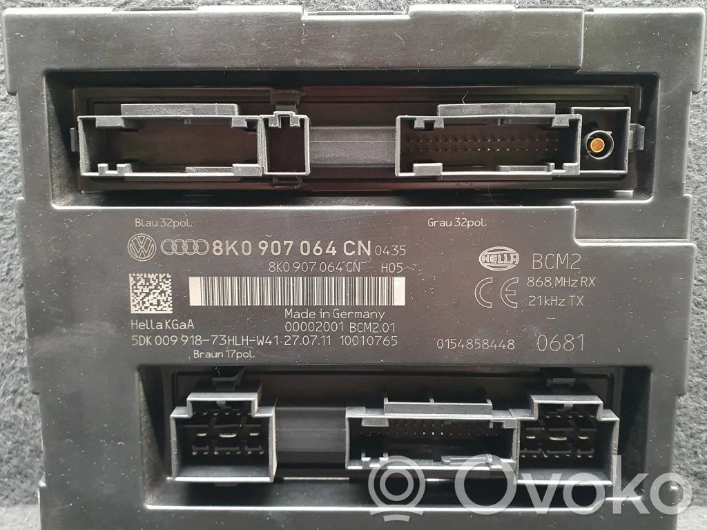 Audi A4 S4 B8 8K Mukavuusmoduuli 