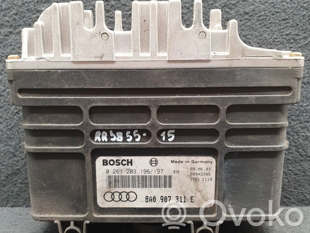 Engine control unit/module   8A0907311E,0261203196