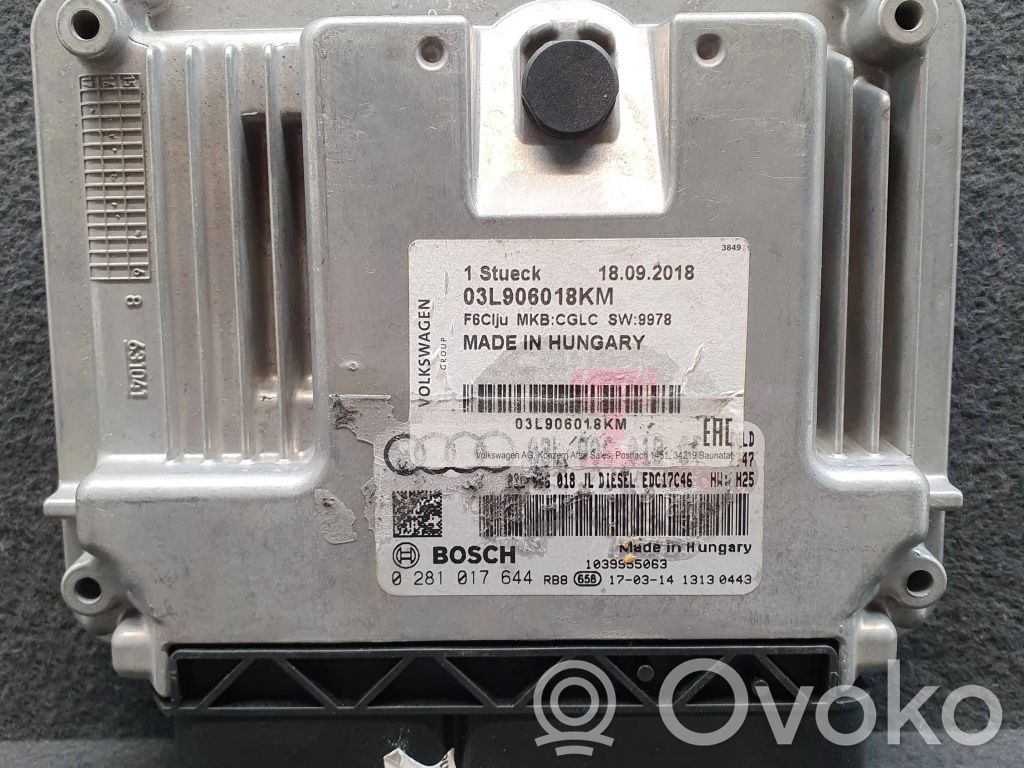Audi A4 S4 B8 8K Engine control unit/module 