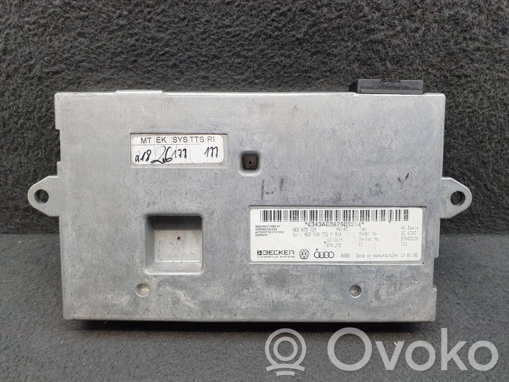 MMI control unit   4E0910132P,4E0035729