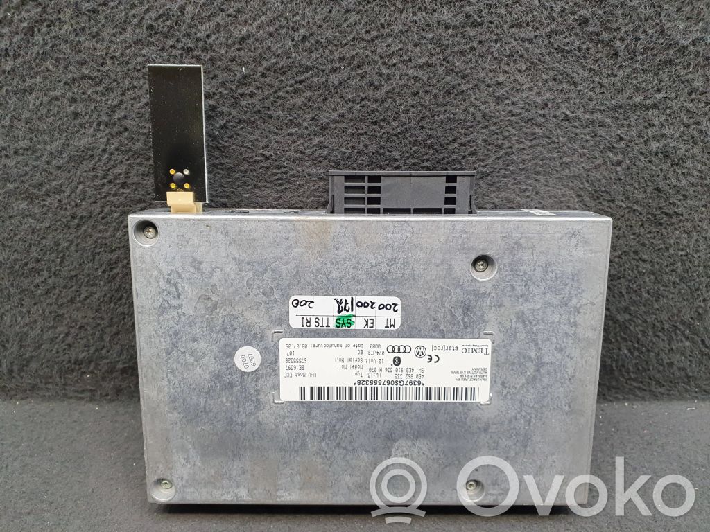 Bluetoothin ohjainlaite/moduuli   4E0862335,4E0910336H,8P0035503E