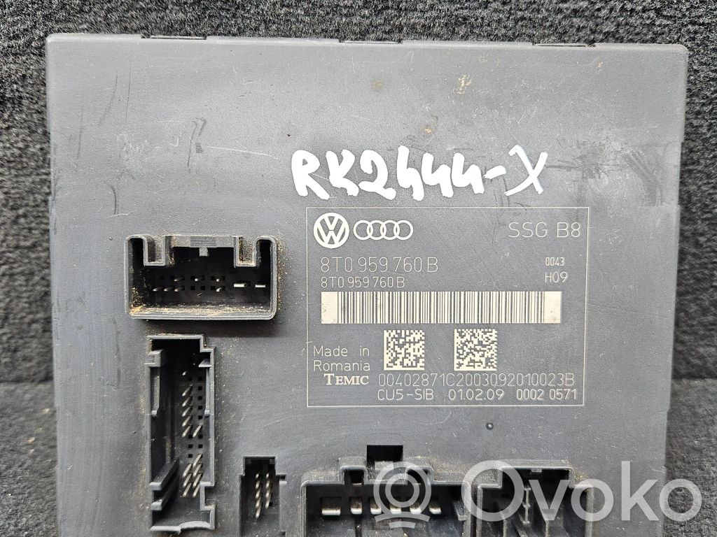 Module de commande de siège   8T0959760B