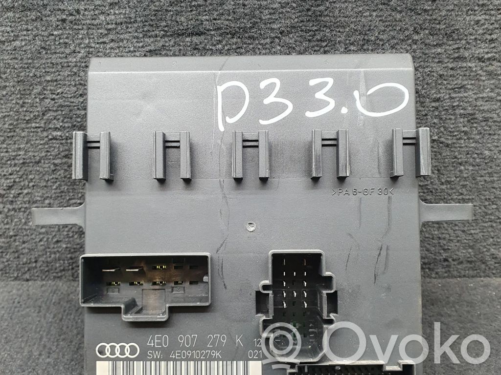 Audi A8 S8 D3 4E Comfort/convenience module 