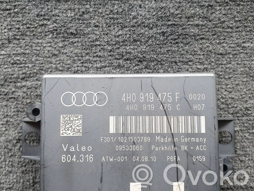 Audi A8 S8 D4 4H Parkavimo (PDC) daviklių valdymo blokas 