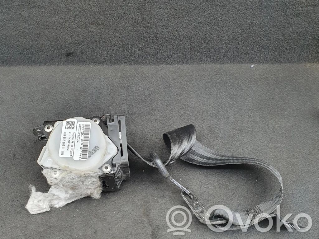Audi A6 S6 C7 4G Cinturón trasero 