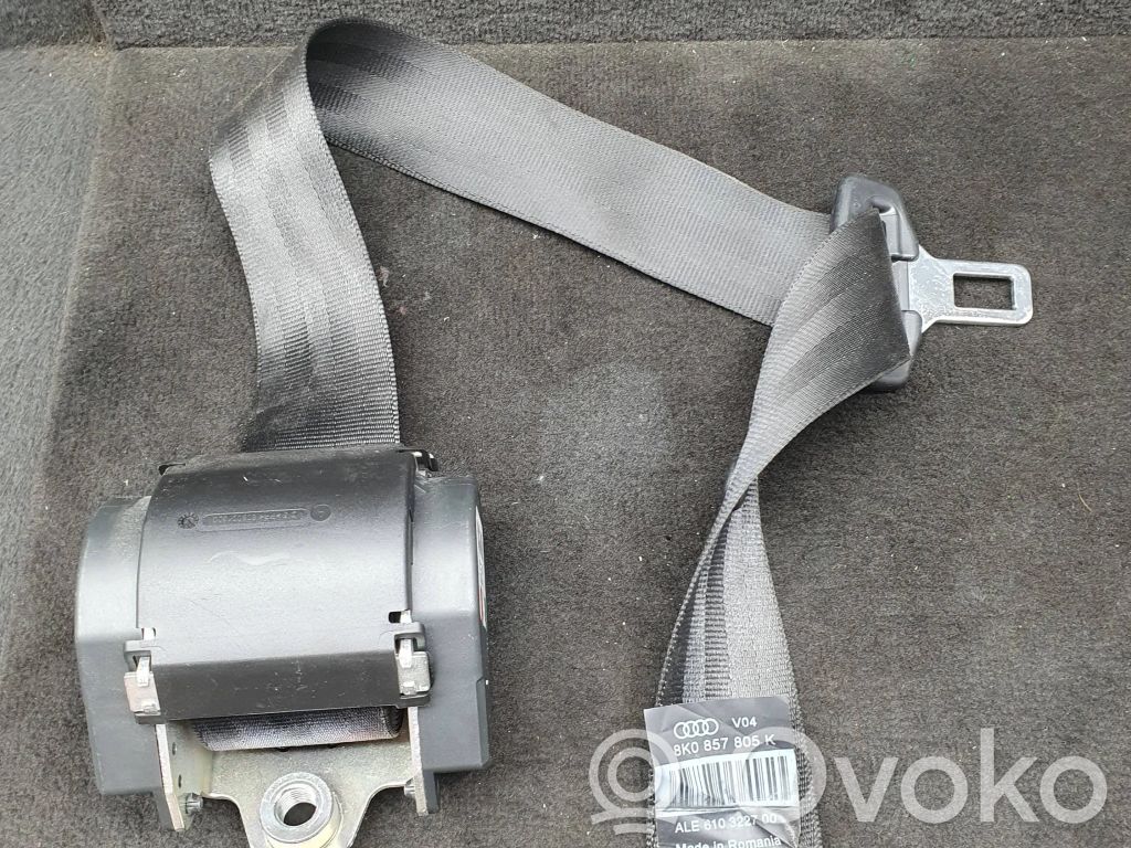 Audi A4 S4 B8 8K Cinturón trasero 