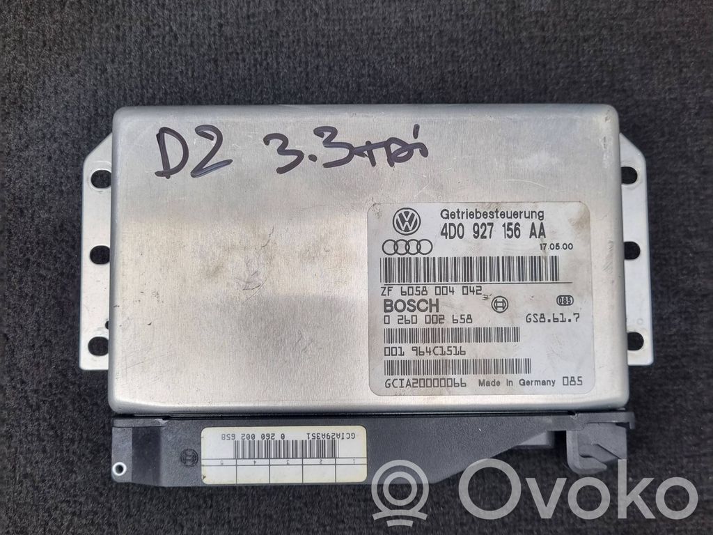 Audi A8 S8 D2 4D Gearbox control unit/module 