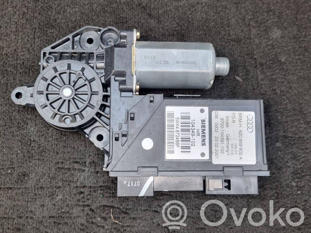 Audi A2 Rear door window regulator motor 