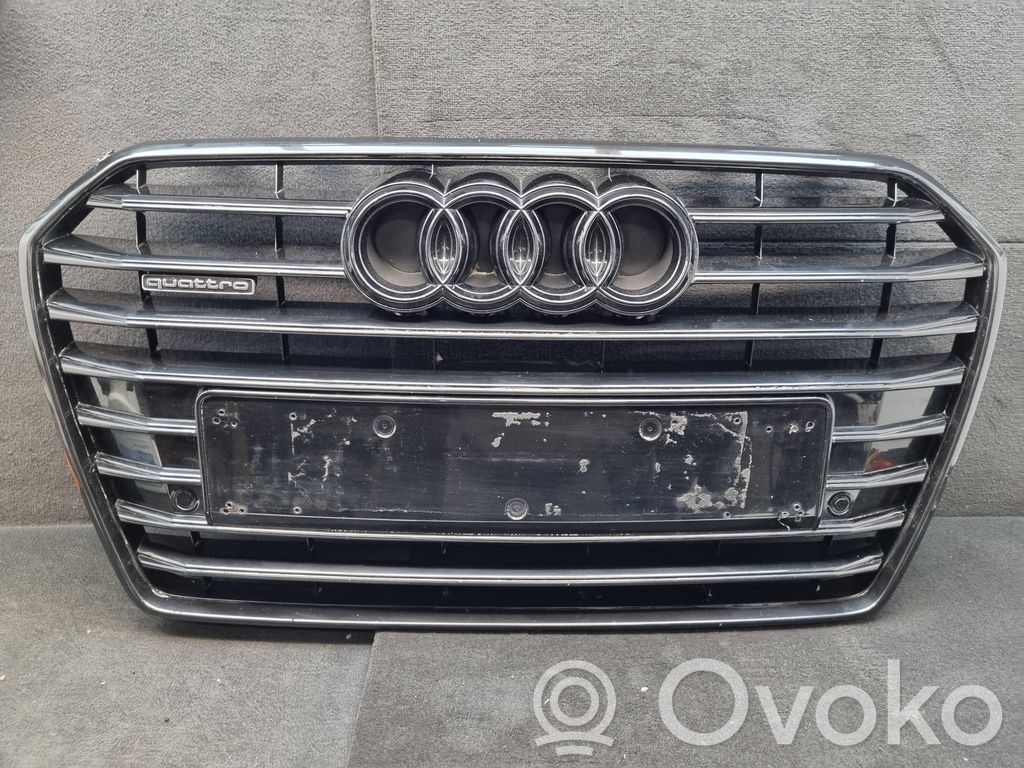 Audi A6 C7 Maskownica / Grill / Atrapa górna chłodnicy 