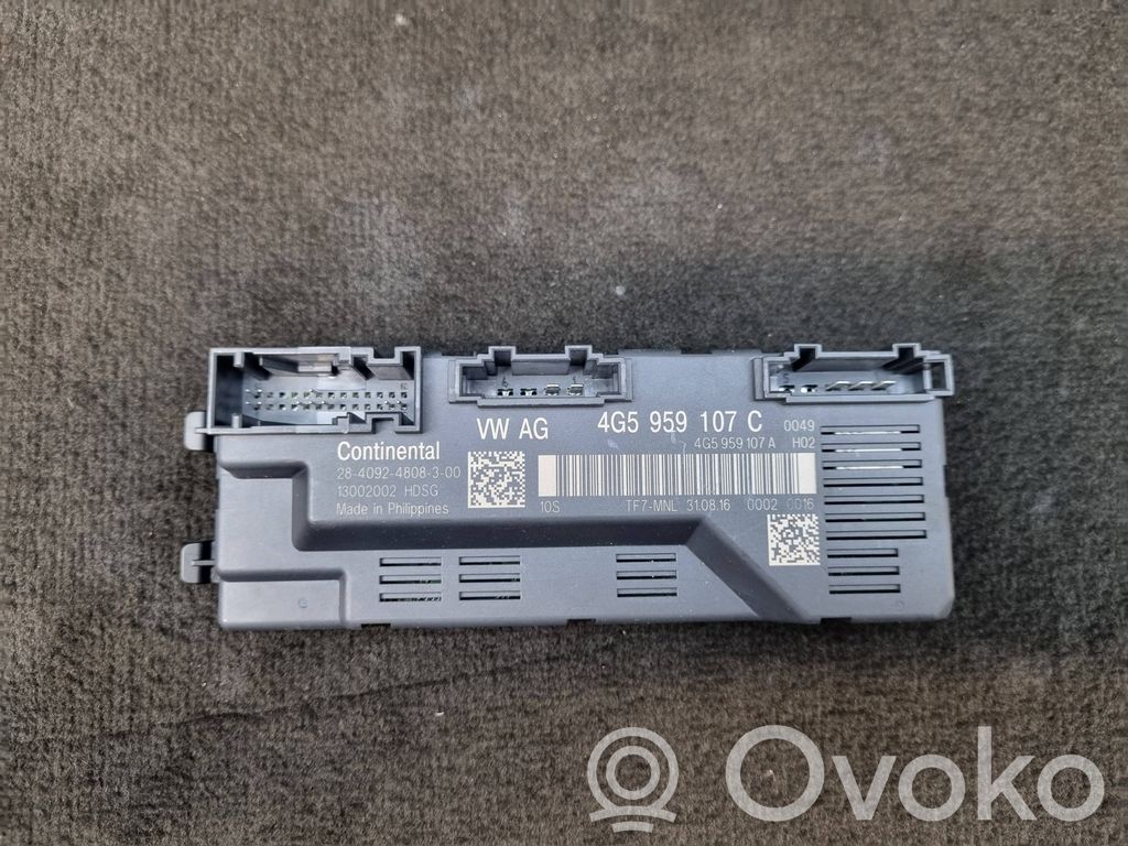 Tailgate/trunk control unit/module   4G5959107C,4G5959107A