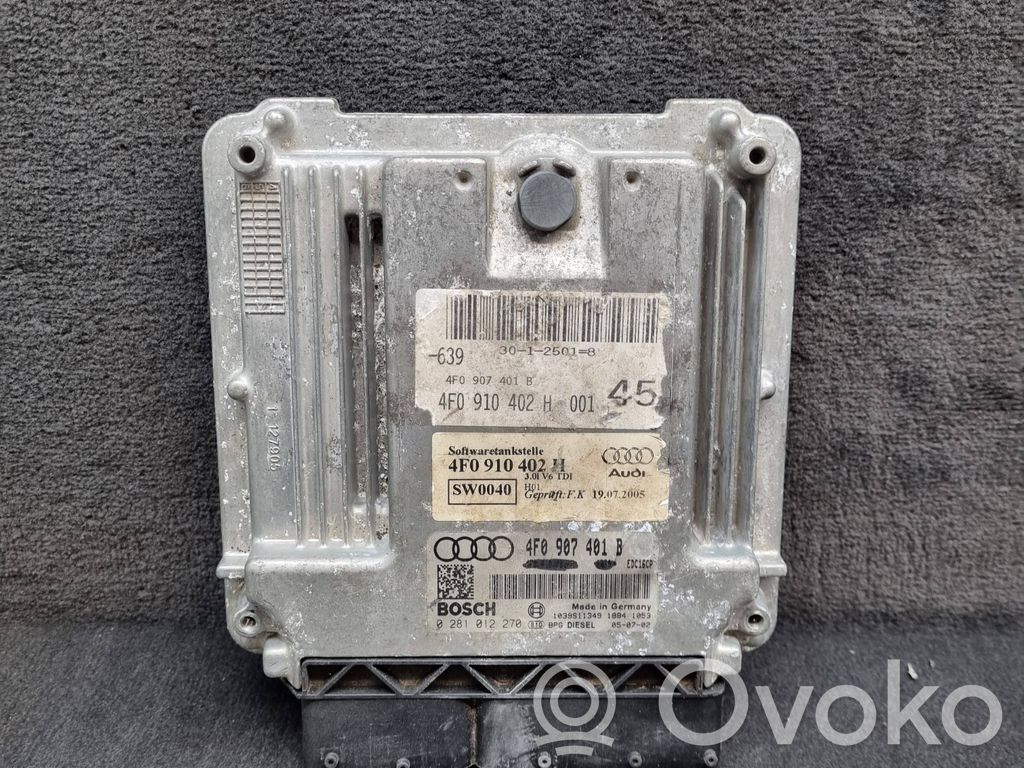 Audi A6 S6 C6 4F Engine control unit/module 