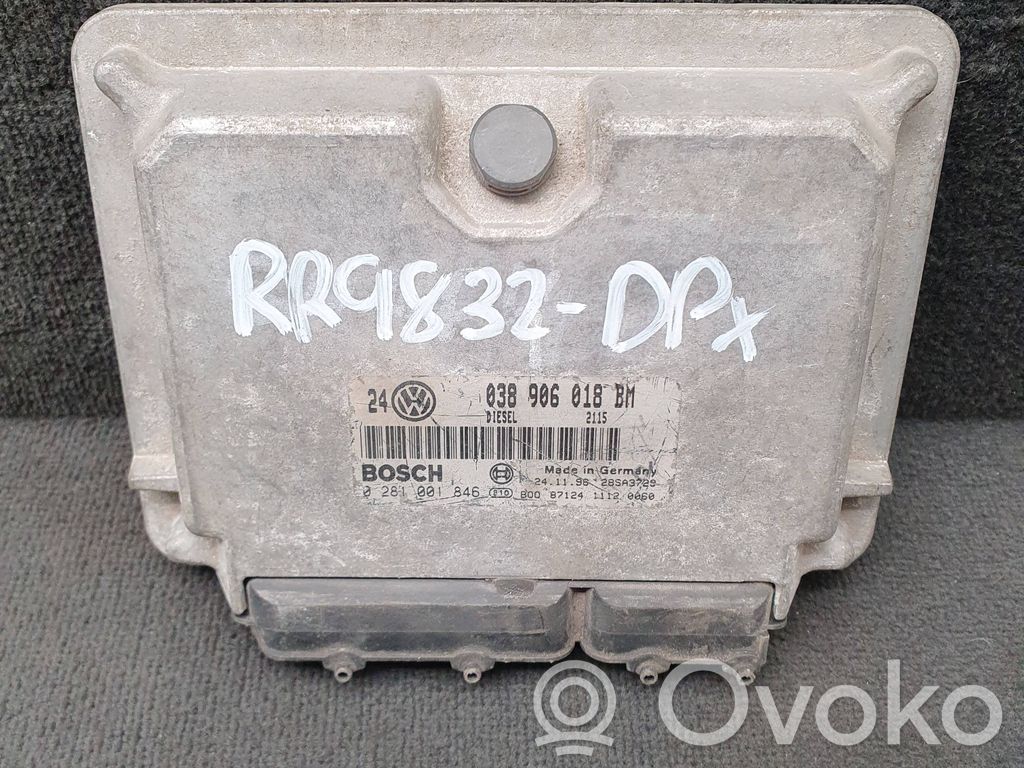 Engine control unit/module   038906018BM,0281001846