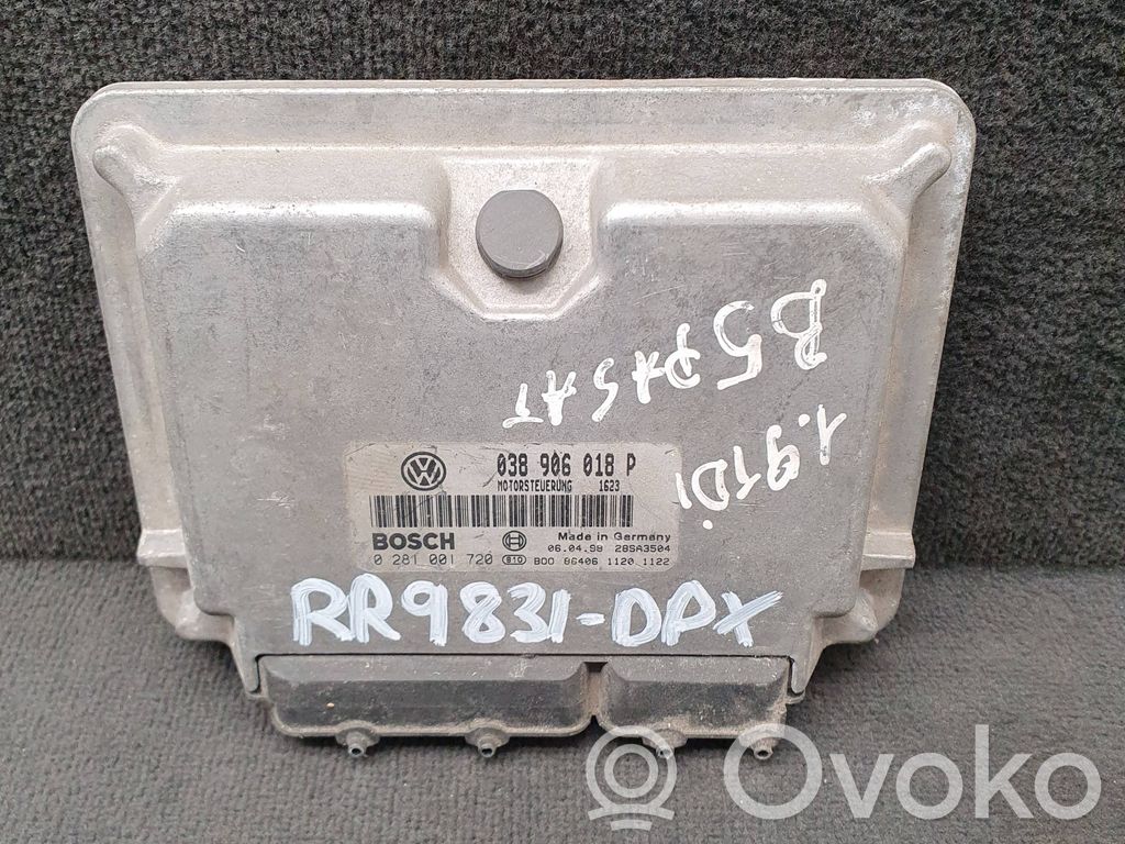Engine control unit/module   038906018P,0281001720