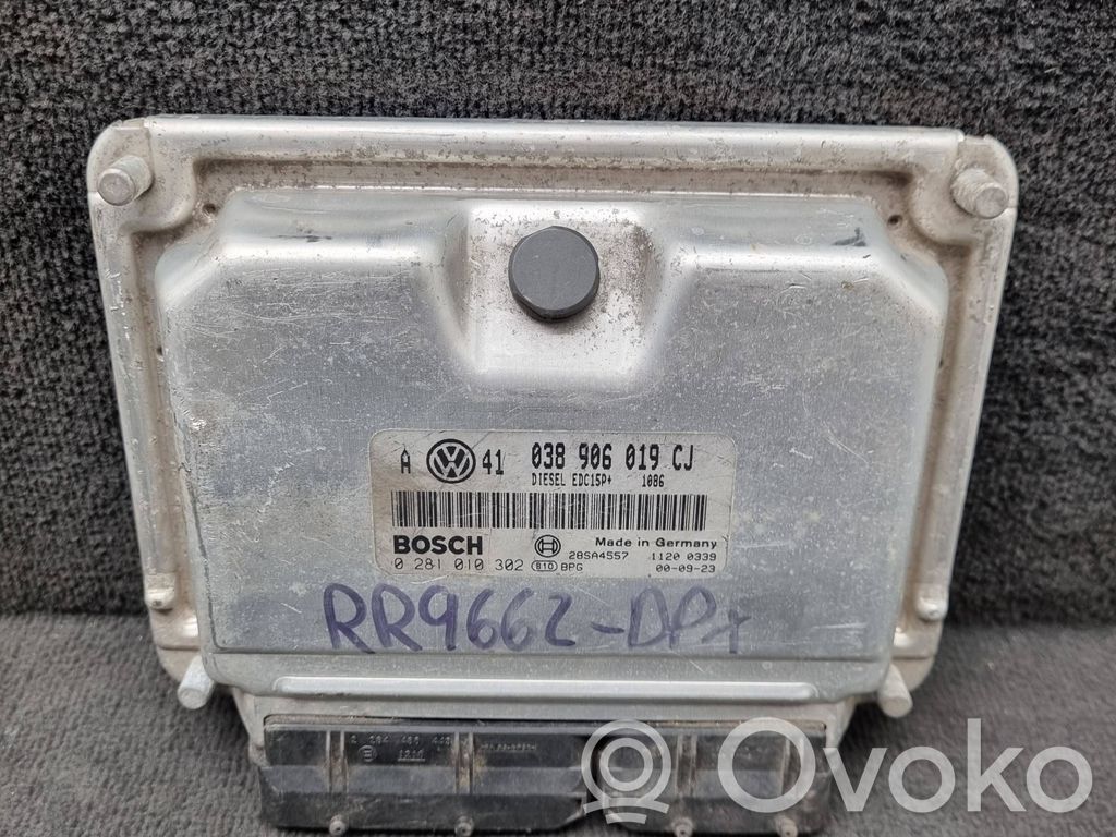 Engine control unit/module   038906019CJ,0281010302