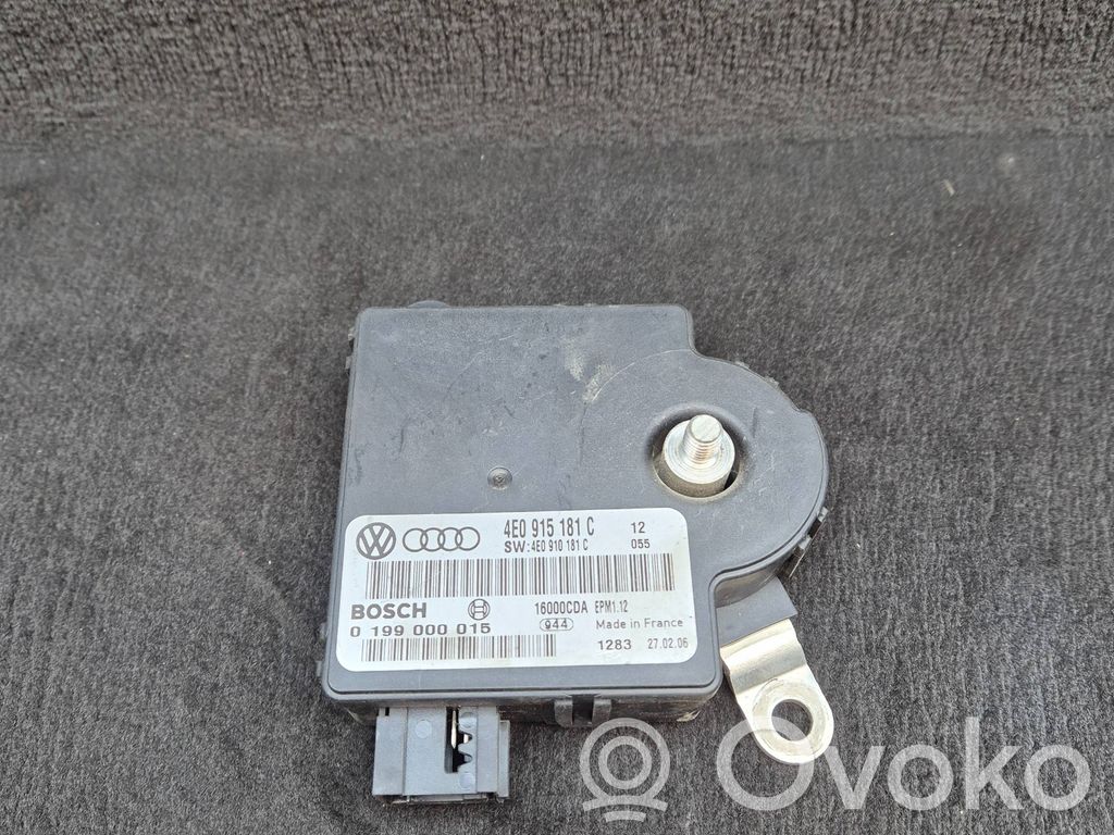 Audi A8 S8 D3 4E Modul control baterie 