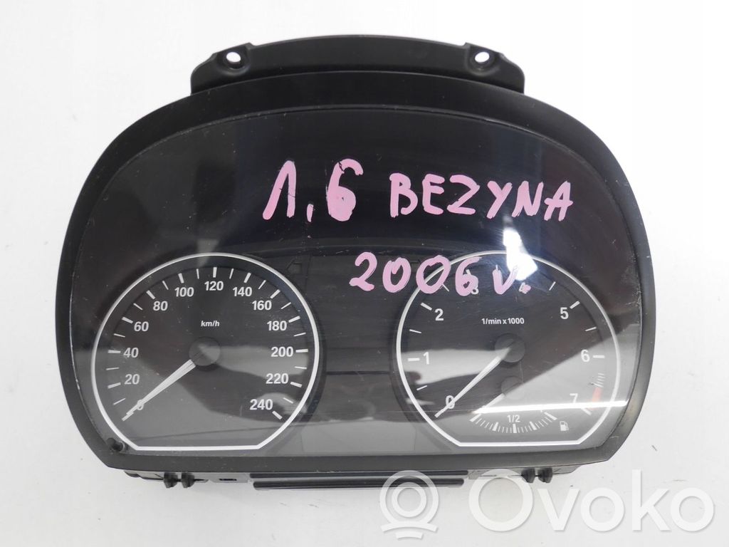 BMW 1 E81 E87 Speedometer (instrument cluster) 