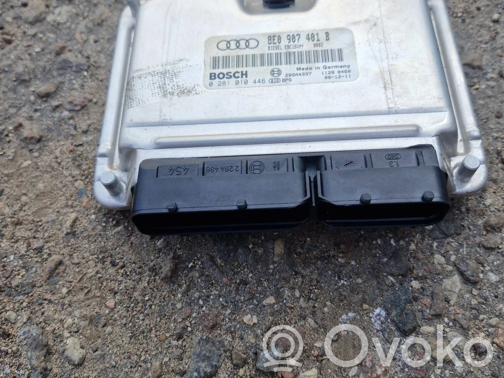 Engine control unit/module   8E0907401B,28SA4937,0281010446