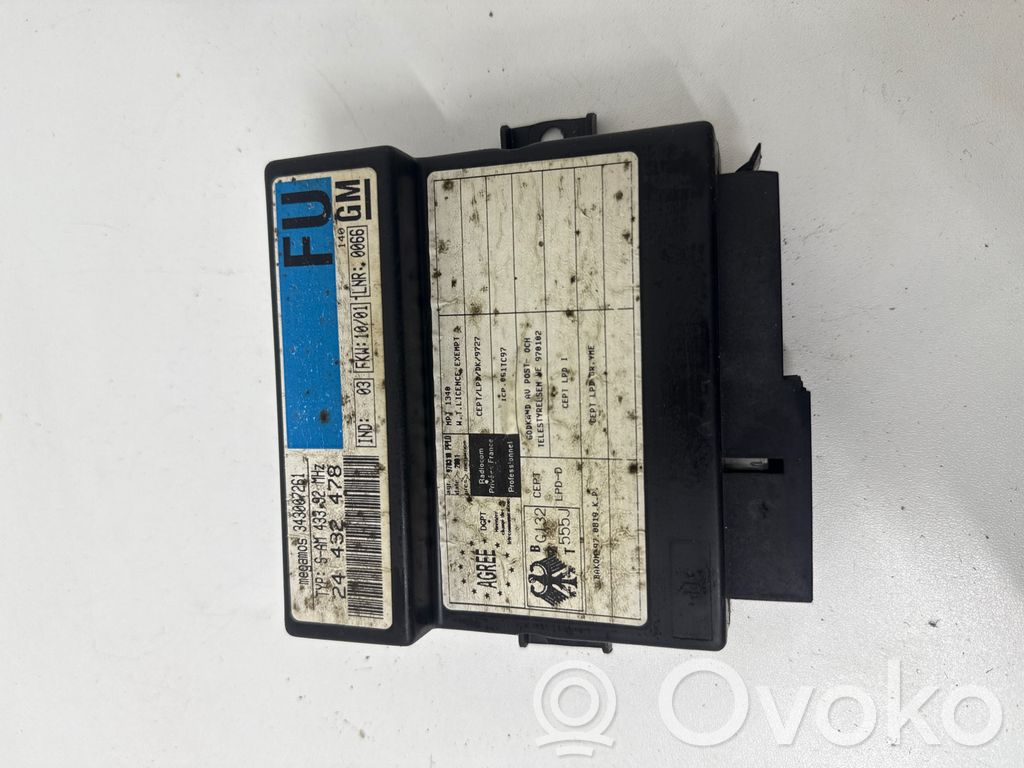 Opel Zafira A Modul confort 