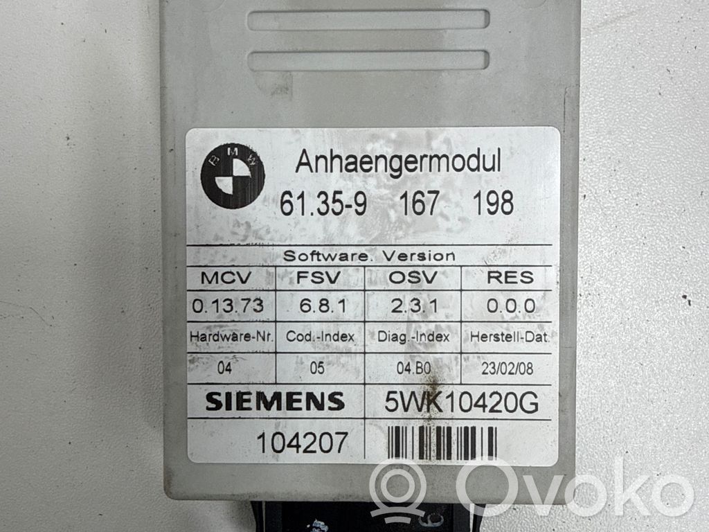 Tow bar trailer control unit/module   5WK10420G,9167198,104207,3681231