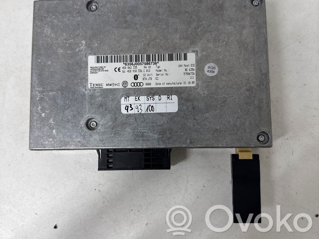 Модуль «Bluetooth»   4E0862335,4E0910336C