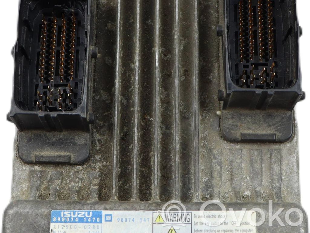 Opel Meriva A Engine control unit/module 