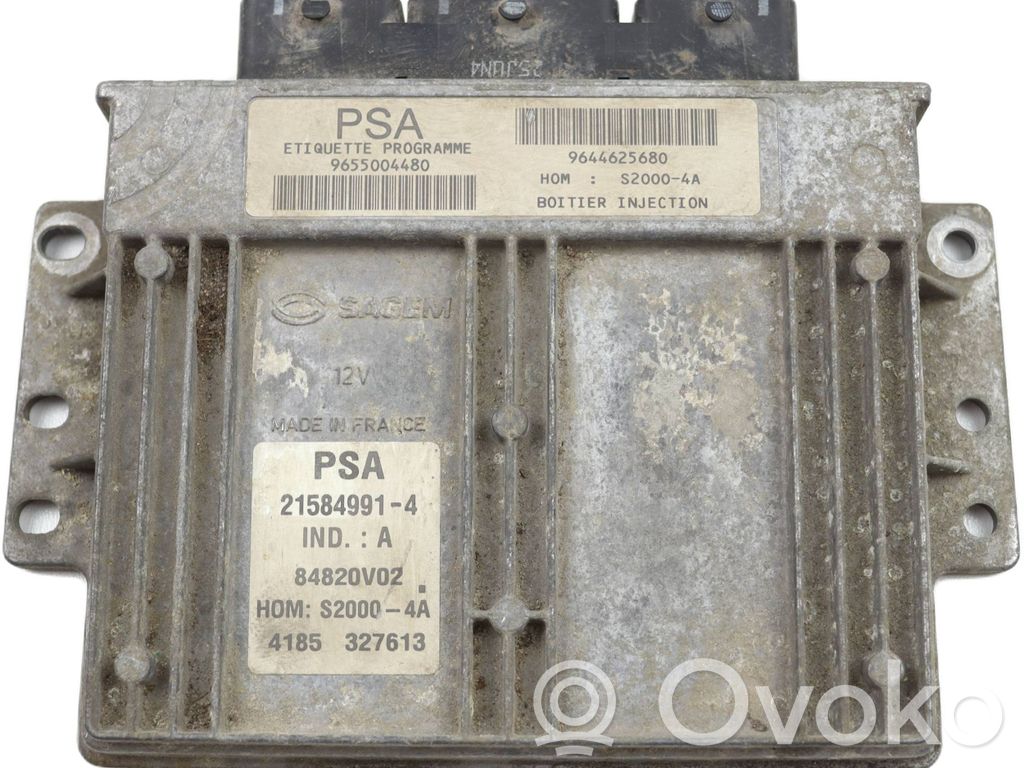 Peugeot 206 Engine control unit/module 