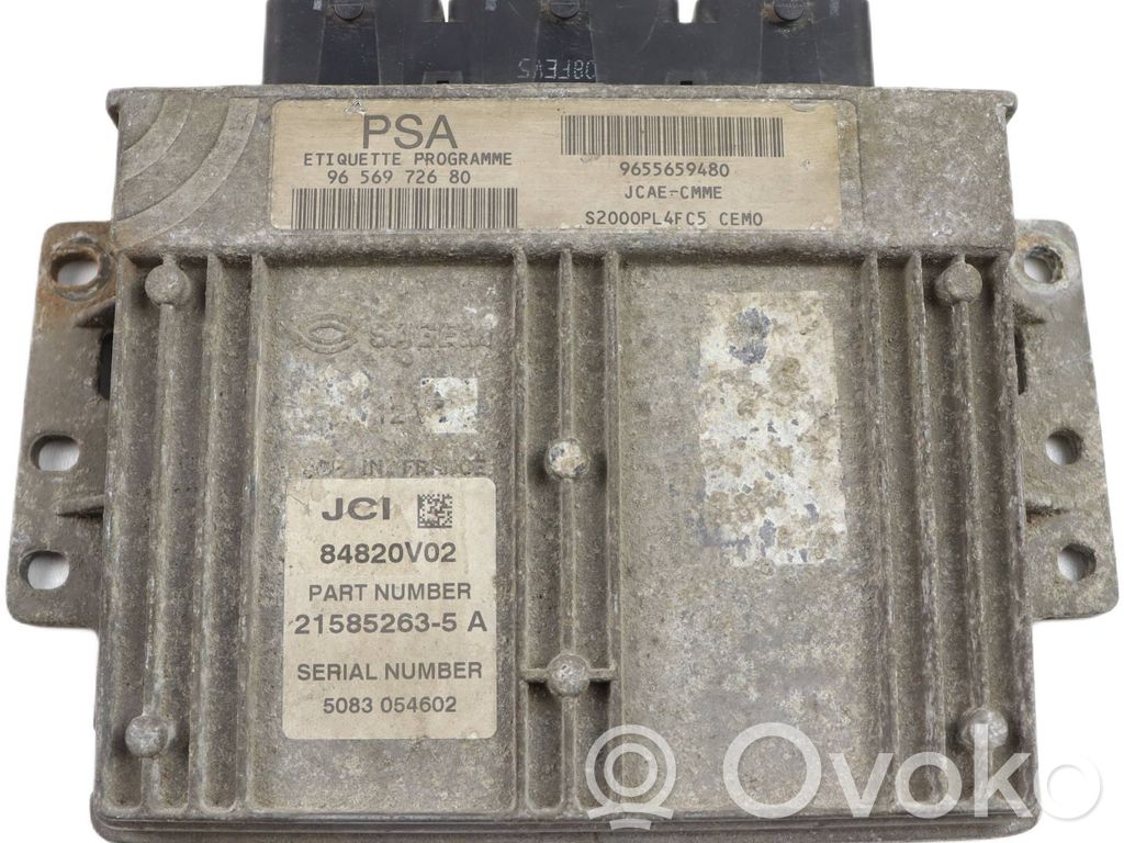 Peugeot 206 Engine control unit/module 