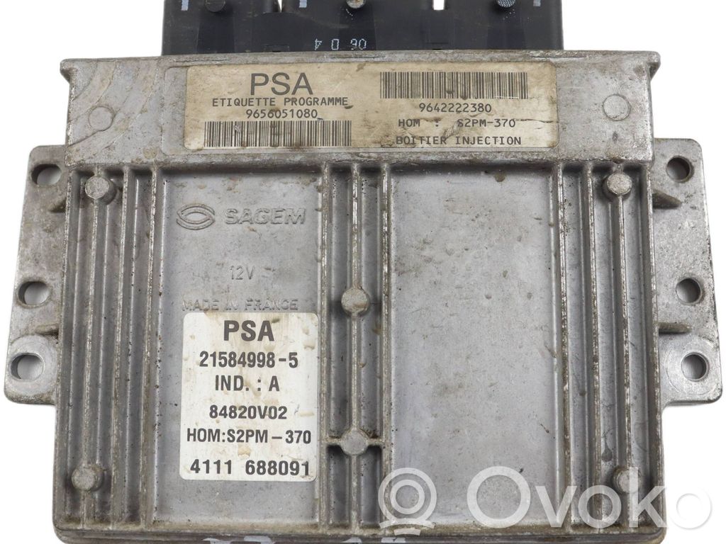 Citroen C2 Engine control unit/module 