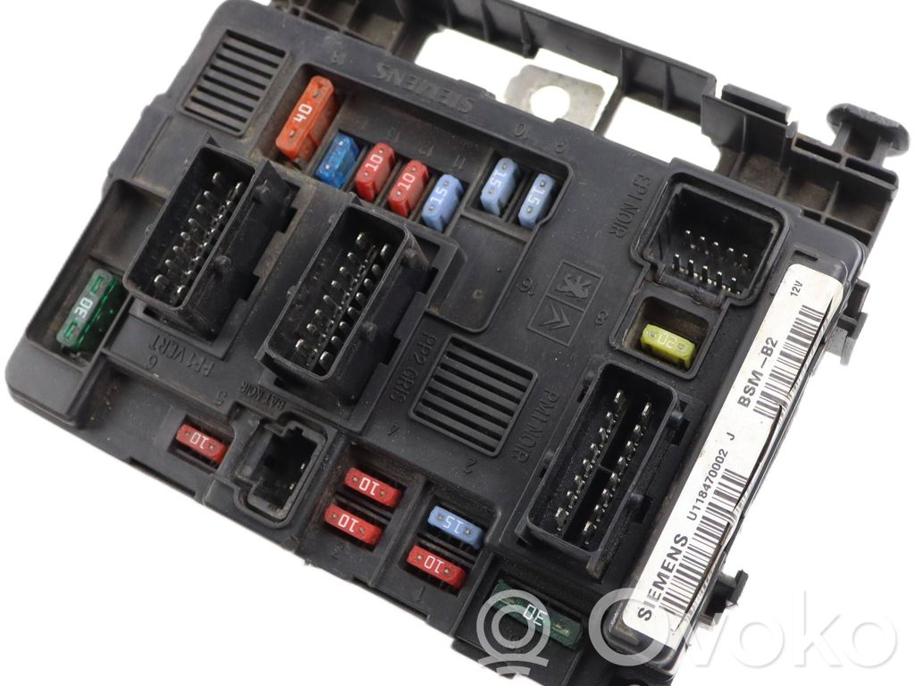 Módulo de fusible   9650618580,U118470002J,BSMB2
