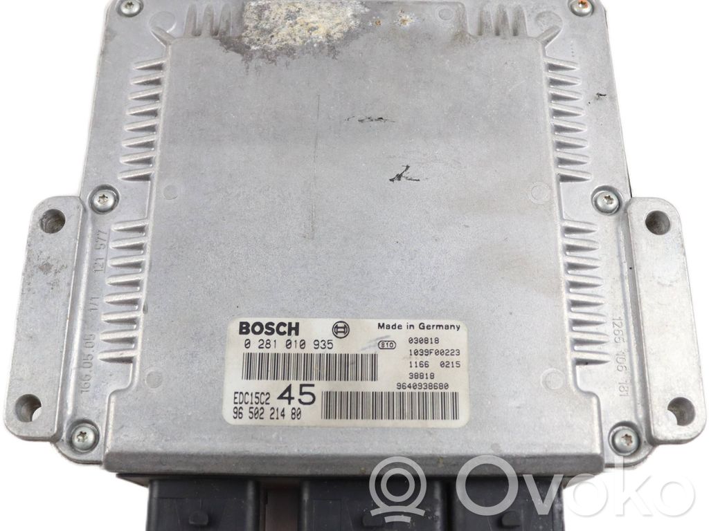 Citroen Xsara Picasso Engine control unit/module 